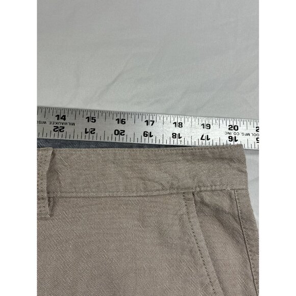 L.L. Bean Standard Fit Shorts Men's 40W Khaki 100% Cotton 286397 - Picture 6 of 8